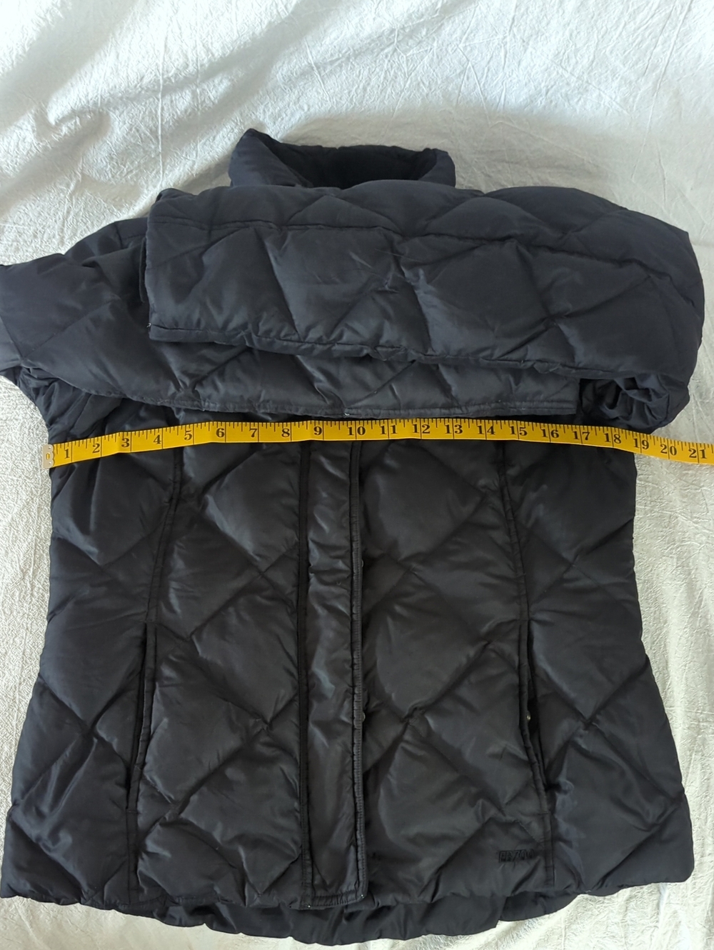 Eddie Bauer 700 Fill Down Jacket Womens S Black Diamond Quilted Puffer Coat 2009 - Picture 11 of 13